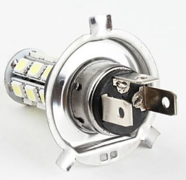 Wit licht LED Gloeilamp - H4 12V 18 SMD