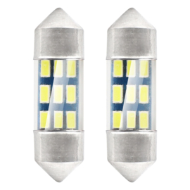 LED-lampen 9SMD Festoon C5W C10W C3W 31mm Wit 12V  interieur verlichting