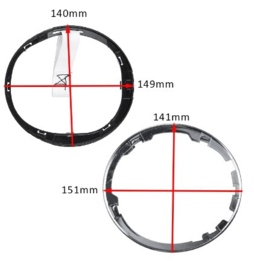 Plastic auto-versnellingshoesringframe voor Fiat 500 500c 2007-2015