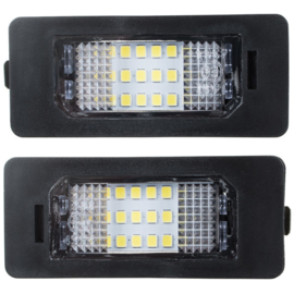 BMW E39 E60 E61 E82 E88 E90 E91 E92 E93 X5 E70 X6 E71 E72 LED kentekenplaatverlichting 2 stuks set
