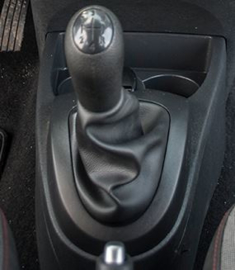 Renault Twingo II 2007-2014 - Echt leder pookhoes