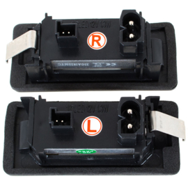 BMW E39 E60 E61 E82 E88 E90 E91 E92 E93 X5 E70 X6 E71 E72 LED kentekenplaatverlichting 2 stuks set