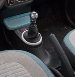 Renault Twingo III 2014-2021 - Echt leder pookhoes