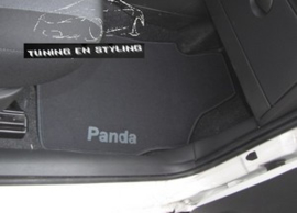 CLASSIC Velours automatten met logo Fiat Panda III 2012-