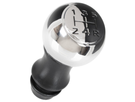 Peugeot 206 1998-2012  5- versnellings pookknop van chroom