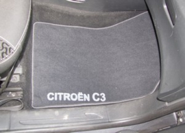 CLASSIC Velours automatten met logo Citroen C3 II 2010-2016