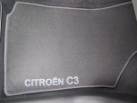 CLASSIC Velours automatten met logo Citroen C3 I 2002-2009