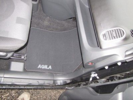 CLASSIC Velours automatten met logo Opel Agila B 2008-2015