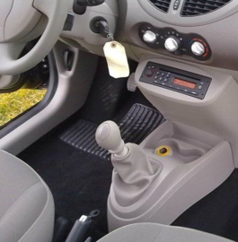 Renault Twingo II 2007-2014 - Echt leder pookhoes