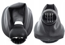 Pookhoes met pookknop en chrome frame Volkswagen Caddy 6 vers.