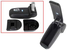 Opel Tigra B Twin Top 2004-2010 - armsteun zwart eco leer