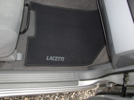 CLASSIC Velours automatten met logo Chevrolet Lacetti