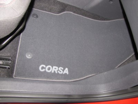 CLASSIC Velours automatten met logo Opel Corsa E 2014-2019