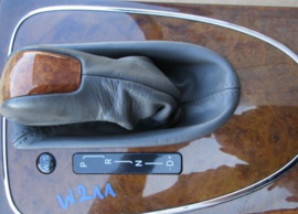 MERCEDES W211 automaat - Echt Leder pookhoes met pookknophoes