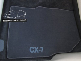 CLASSIC Velours automatten met logo Mazda CX-7 2009-2012