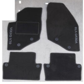 Volvo V70 III 2007-2016 CLASSIC velours automatten met LOGO