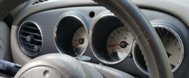 Chrysler PT Cruiser - Verchroomde aluminium Tellerringen
