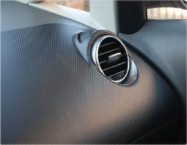 Seat Altea / Toledo III / Leon II - Verchroomde aluminium ventilatieringen