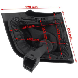 Fiat Ducato vanaf 2006-2019 zwart pookhoes + ZWART frame