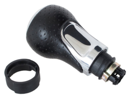 Audi A3 8L 1996-2003 pookknop geperforeerd leer + chroom 6 versn.