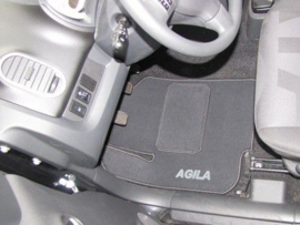 CLASSIC Velours automatten met LOGO - Opel Agila A 2000-2008