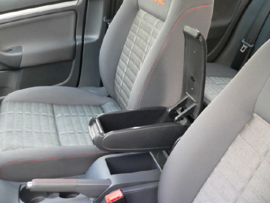 Seat Toledo II 1999-2004 - Verstelbare armsteunde LUX, zwart leer