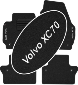 Volvo XC70 III 2007-2016 - CLASSIC Velours automatten met logo