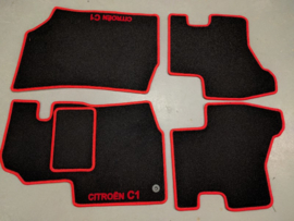 CLASSIC Velours automatten met logo Citroen C1 I 2005-2014