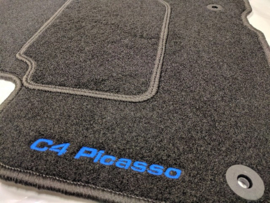 CLASSIC Velours automatten met logo Citroen C4 Picasso II 2013-