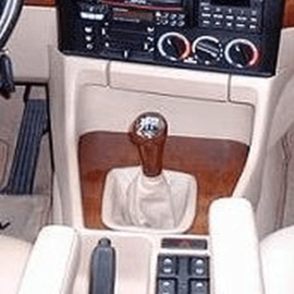 BMW Serie 5 E34 1988-1996 - Echt leder pookhoes