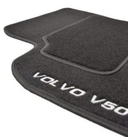 CLASSIC Velours automatten met logo Volvo V50 2004-2012