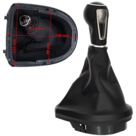 Seat Leon 2005-2013 - Pookhoes + Pookknop 5 vers. met frame
