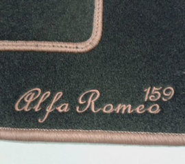 CLASSIC Velours automatten met logo Alfa Romeo 159  2005-2012