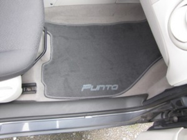 CLASSIC Velours automatten met logo Fiat Punto II 3 deuren 1999-2011