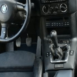 BMW Serie 3 E36 1992-2000 - Echt leder pookhoes