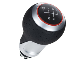 Audi A3 8L 1996-2003 pookknop geperforeerd leer + chroom 5 versn.