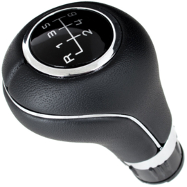 Mercedes A-klasse (W169) 2004-2012 - Zwart leer Pookknop 6 versn. 8mm