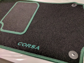 CLASSIC Velours automatten met logo Opel Corsa E 2014-2019