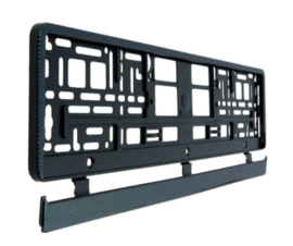 Kentekenplaathouder, carbon