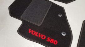 CLASSIC Velours automatten met logo Volvo S80 I 1998-2006