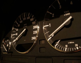 BMW E34 - Verchroomde aluminium Tellerringen
