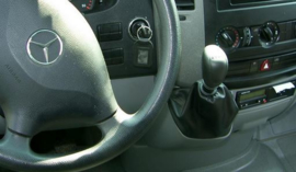 Mercedes Sprinter II 2006- - Echt leder pookhoes