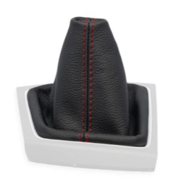 Hyundai i20 II 2014 - 2020 - Echt leder pookhoes, versnellingspookhoes