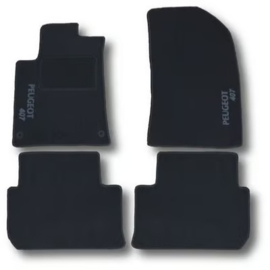 Classic Weluur Automatten Set - Peugeot 407sw (2004-2011)  met Borduursel Logo