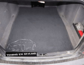 CLASSIC Velours Kofferbakmat passend BMW Serie 5 E39 Sedan 1996-2003