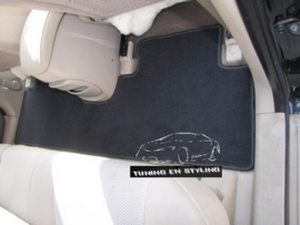 CLASSIC Velours automatten met logo Kia Sportage II 2004-2010