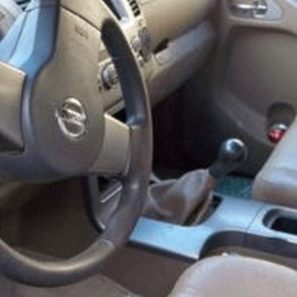 Nissan Pathfinder III R 51 2005-2012 - Echt leder handremhoes