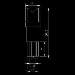 LED lampen R5/T5 W1W2 12V voor in de tellers en dashboard