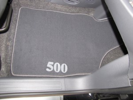 CLASSIC Velours automatten met logo Fiat 500L 2011-2022