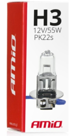 Halogeenlamp H3 12V 55W UV-filter (E4)